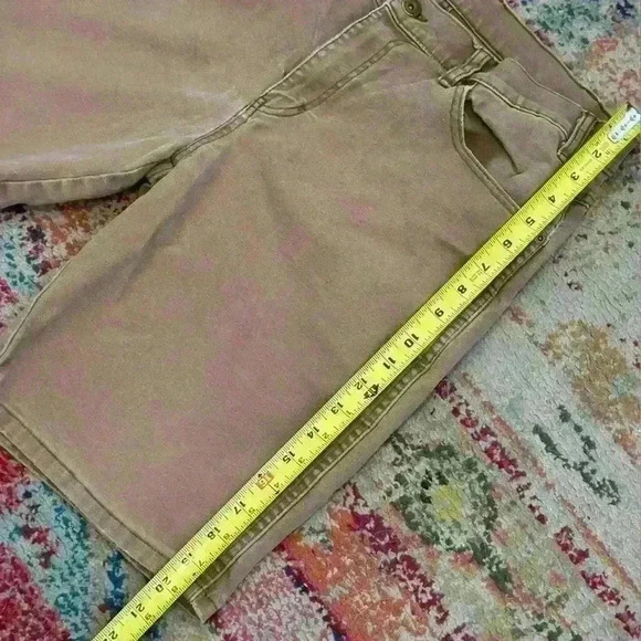 Vintage Dickies Khaki Denim Cargo Carpenter Shorts With Side Pocket Size‎ 32 - Picture 5 of 7